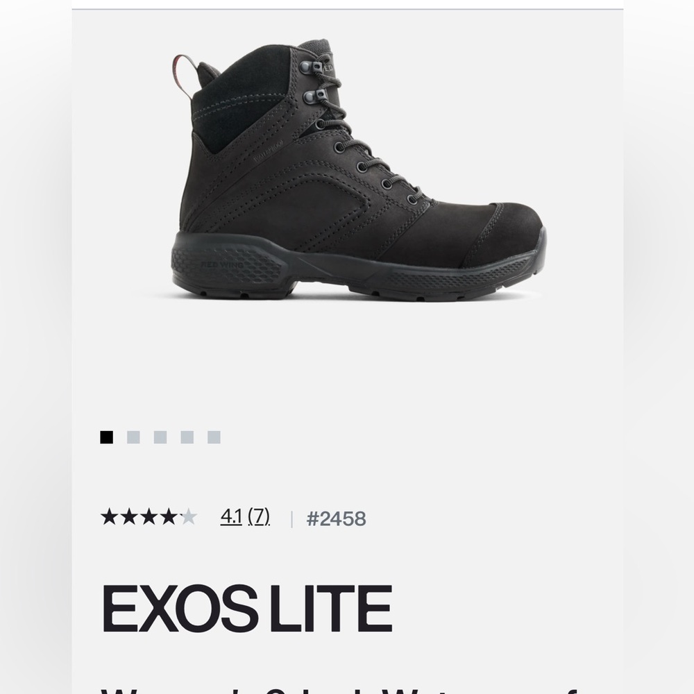 Red Wing Shoes steel toe work boots